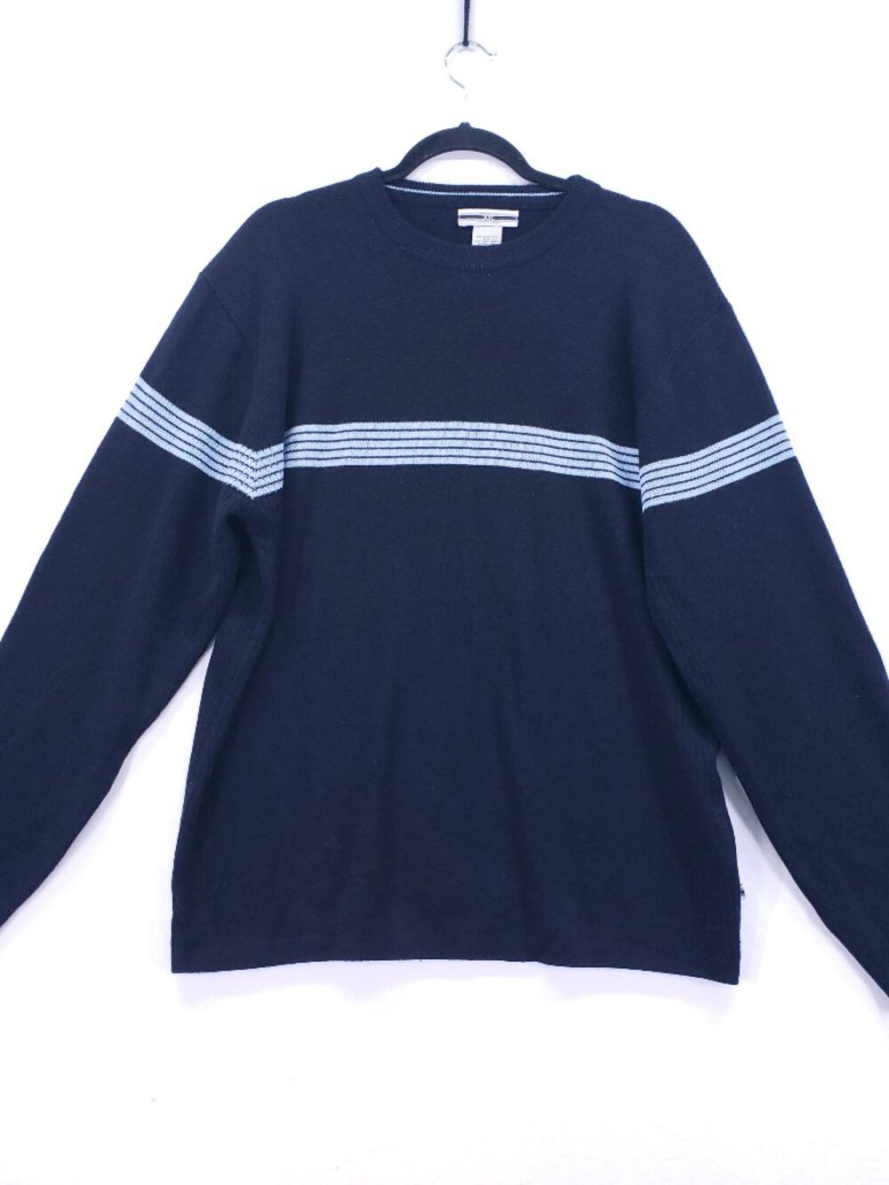 XG Vintage Pullover Sweater Size L Mens Knit Striped Y2K Streetwear Preppy